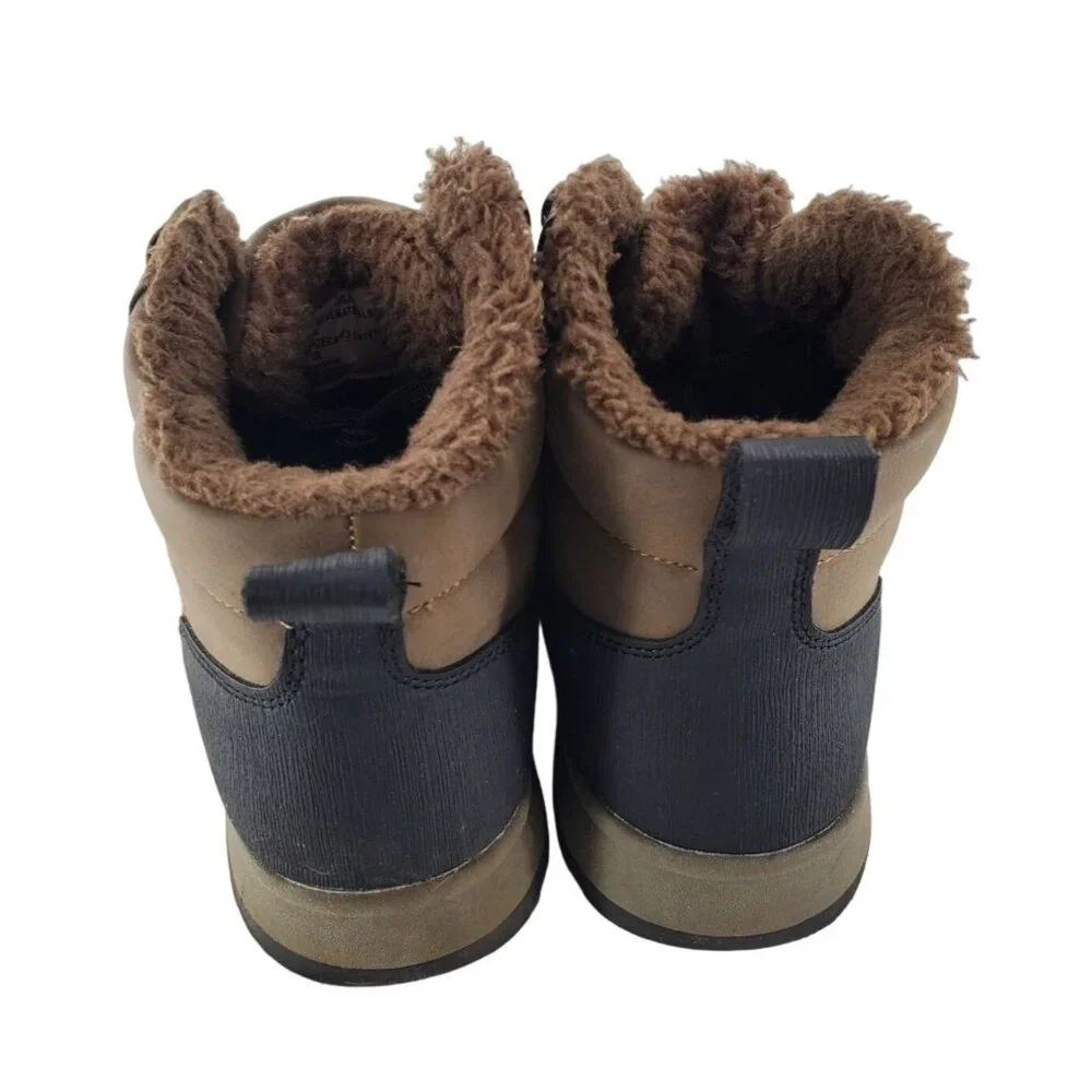 Weatherproof 8 Men Winter Boots Logjam Shearling Lace-up Outdoor Snow Shoes